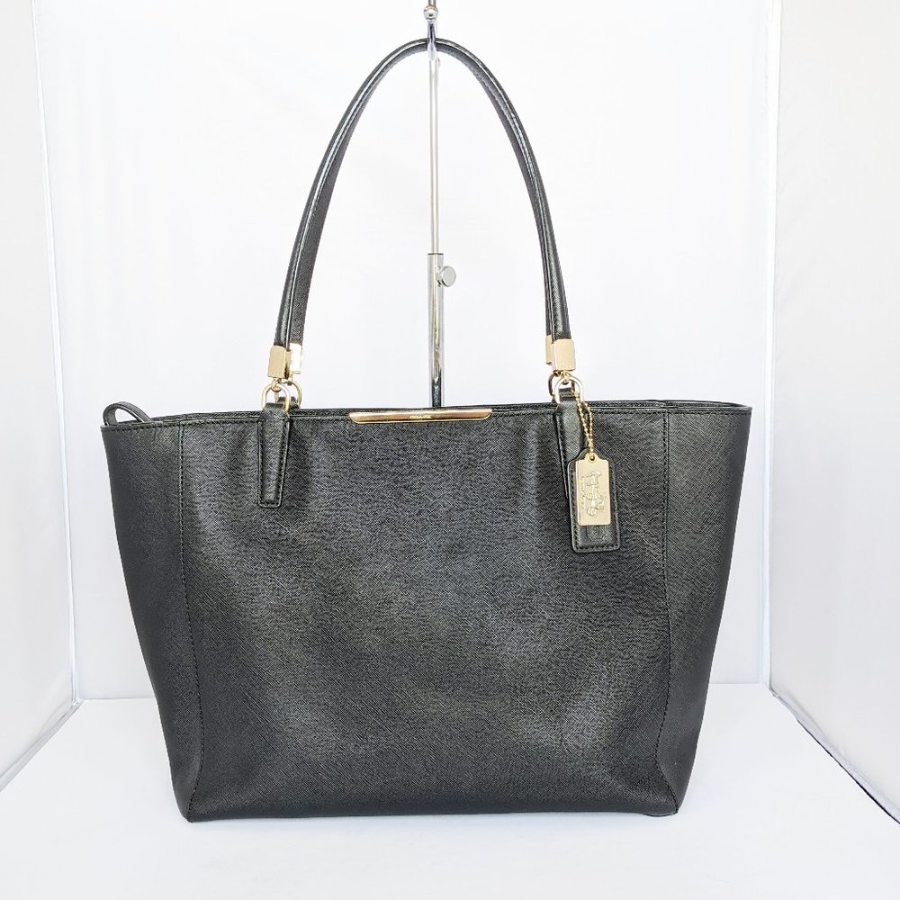 COACH MADISON SAFFIANO LEATHER EAST/WEST BAG